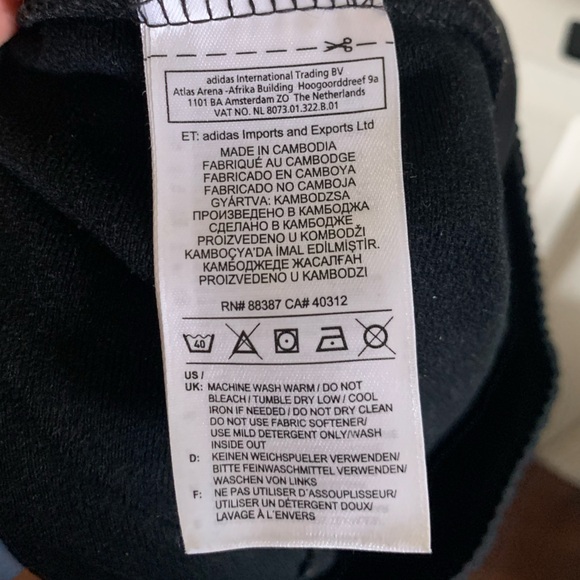 Adidas three stripe joggers - Picture 5 of 5